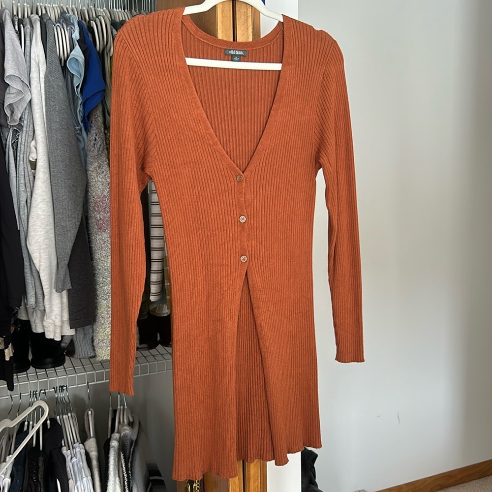 Wild Fable Long Button Up Cardigan